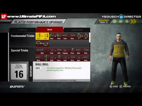 FIFA Street Skill Moves Fundamental Tricks
