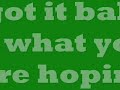 NE-YO-SAY IT lyrics
