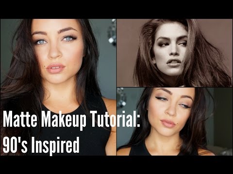 Matte Makeup Tutorial: 90's Inspired