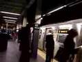 EXCLUSIVE : R160B Alstom & Siemens N 8833 - 8837 & 8848 - 8852 @ Times Square 42nd Street