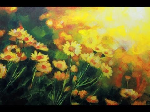 flower painting - This painting has sold, but you can see more of my artwork and paintings at http://www.arts-fine.co.uk Sign up for my newsletter to keep informed about my pa...