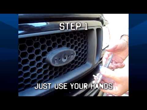 How to install your Ford grille emblem