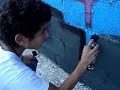 Graffiti Tampico Tamaulipas Mexico . Femur Othem Kaceo