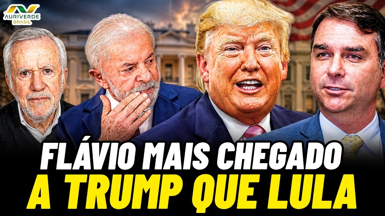 Flávio Bolsonaro convence Trump e supera influência de Lula | Análise de Alexandre Garcia