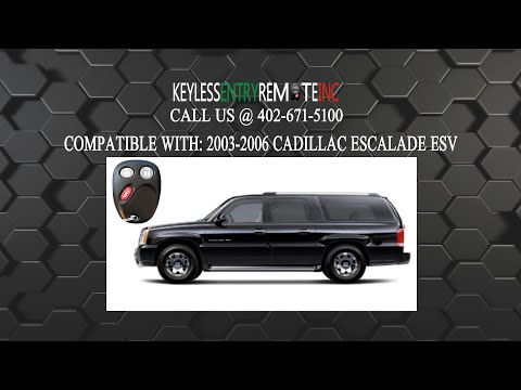How To Replace Cadillac Escalade ESV Key Fob Battery 2003 2006