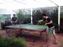 me and daniel playin table tennis