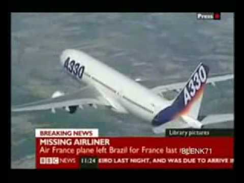 AIRBUS A330 200 Air France plane crash Accident Flight 447 Rio Paris june 1 2009 Absturz Flugzeug