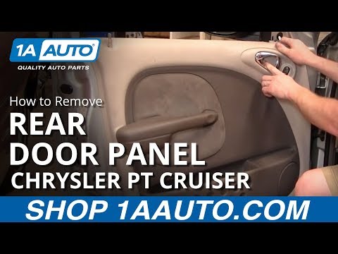 how to remove pt cruiser door panel
