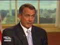 David Gregory calls out Speaker Boehner.