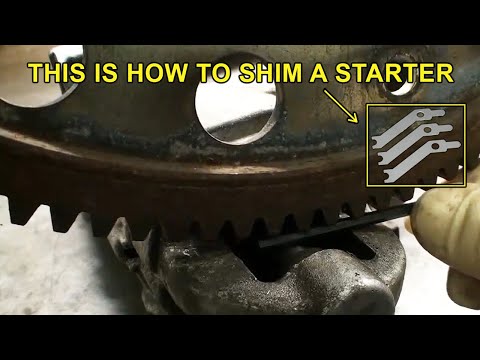 how to properly shim a gm starter