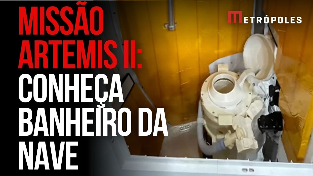 Artemis II: como é banheiro de R$ 156 milhões na nave rumo à Lua