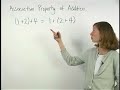 Watch Video on The Associative Property of Addition