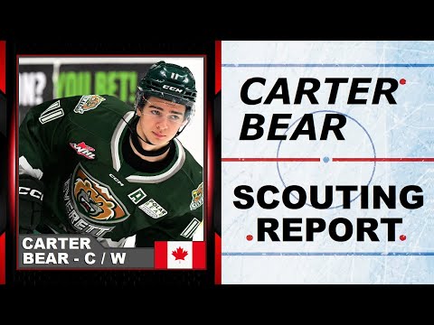 CARTER BEAR SCOUTING REPORT | 2025 NHL Draft