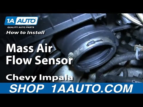 How To Install Replace Mass Air Flow Sensor 2006-08 Chevy Impala