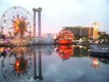 Disneyland DCA Paradise Pier Entrance Day Area CLIP 03/06/08