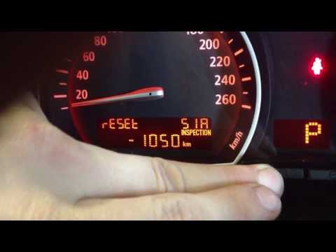 how to reset trip mileage bmw