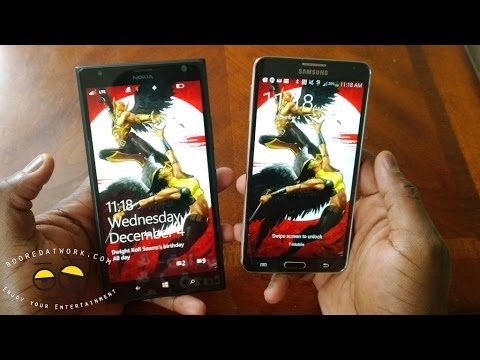 Battle Vid: Lumia 1520 vs Galaxy Note 3