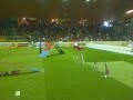Team Finland: Jari Laitinen & small dutch waterfowl dog Robi at medium team agility course. Result: 0