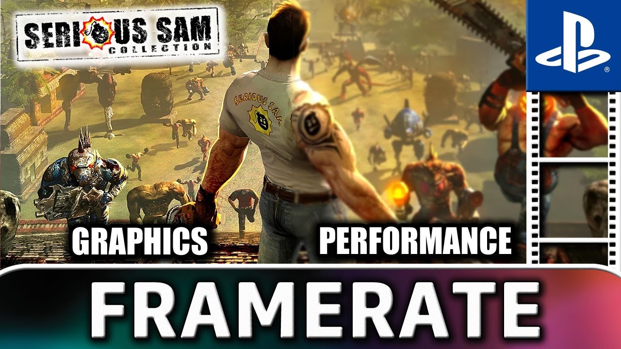 Serious Sam Collection | PS4 Frame Rate Test (GRAPHICS and PERFORMANCE)