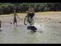 Bike Jump Face Plant Into Lake