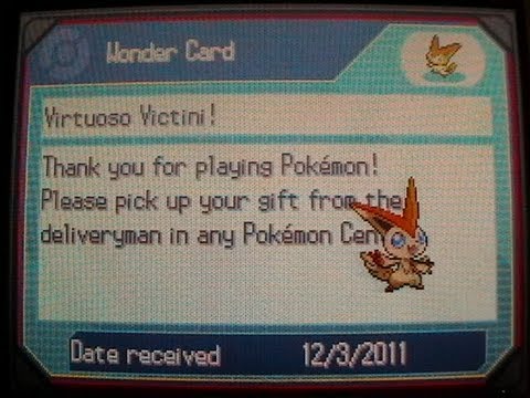 how to get v-create for victini in pokemon white