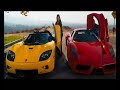 Redline - Race between Red F60 Enzo Ferrari and Yellow CCX Redline - Race between Red F60 Enzo Ferrari and Yellow CCX