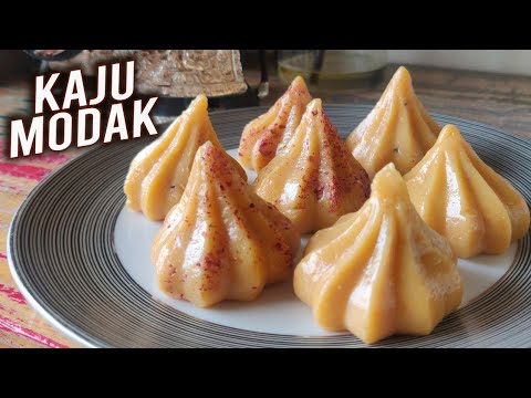 Kaju Modak Recipe | Ganesh Chaturthi Special – Kesar Kaju Modak| Easy Modak Recipe By Varun Inamdar