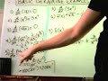 Basic Derivative Examples