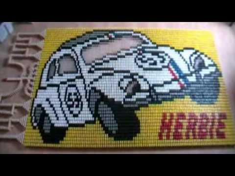 Herbie the Love Bug Rides Again in Dominoes