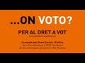 Per al Dret a vot