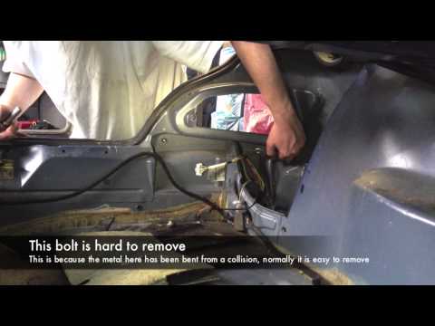 Peugeot 406 Rear Bumper Removal