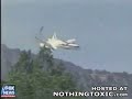 American airplane Lockheed C-130A is crashed in flight