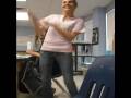 Tiffany doing the thriller dance..!