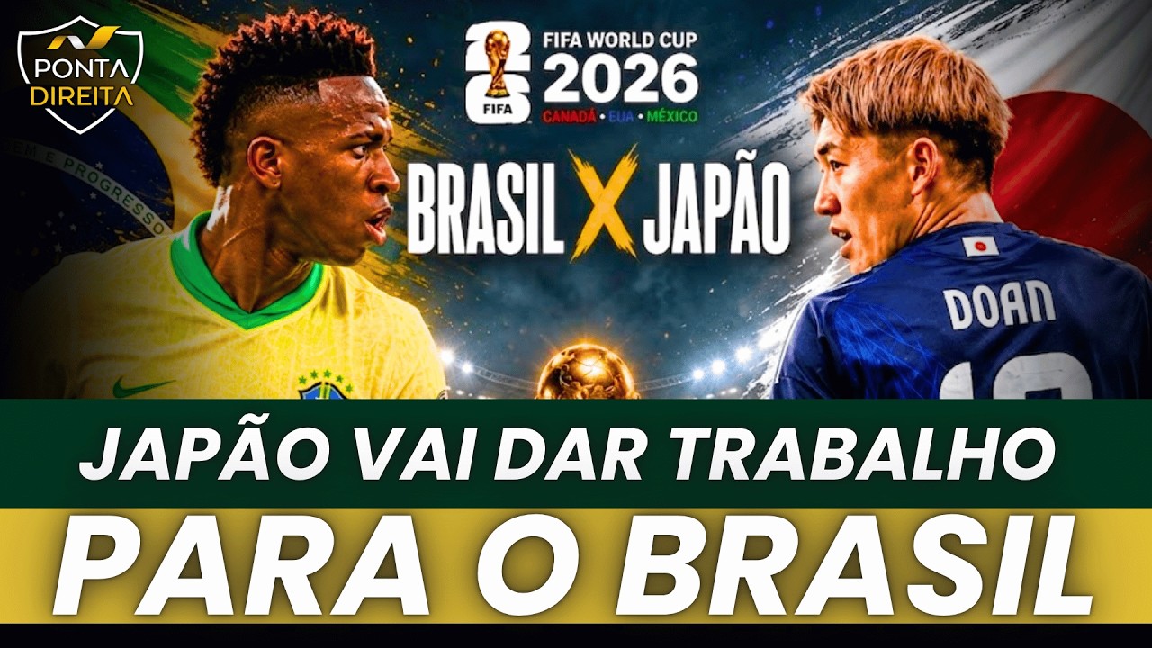 Japão vai dar trabalho para a Seleção Brasileira na Copa