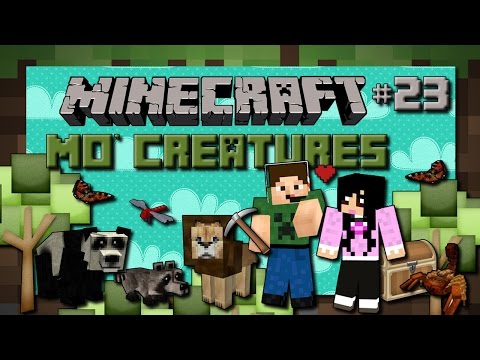 Um Casal no Minecraft Mo Creatures #23 - Todos cavalos do Tier 1, 2 3 e 4 e alguns especiais !!
