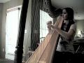 Fireflies by Owl City (Harp cover)