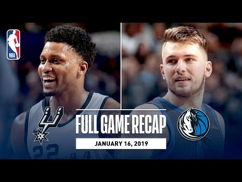 Video: Full Game Recap: Spurs vs Mavericks | Luka Doncic's 5th Straight 25+ Point Game