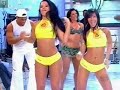� o tchan com beto jamaica cantando cabelo joelho ao vivo no domingo legal com as 8 finalistas do concurso morena do tchan dan�ando!