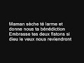 paroles de la chanson