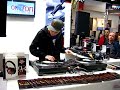 dj rafik rocking the wheels of steel @ the musicfair 2008. he used new needles, so sometimes they skipped, but still tight shit :-)