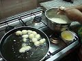 Making Arab Style Fried Dough Dessert