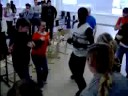Nafsi Afrika Acrobats in Panevezys hearing disability school