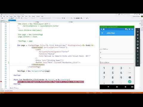 Mobile Apps w/ Xamarin.Forms (Pattern-Based XML Literals Prototype)