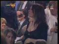 Julieta Díaz en la entrega de los premios Martín Fierro 2002