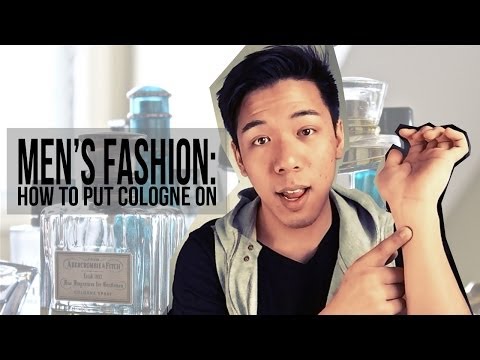 how to properly apply cologne