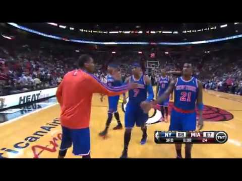 new york knicks - Camelo Anthony ties a career-high 50 Points,J.R smith adds 14 points as the Knicks defeat the Heat.