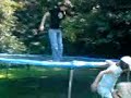 Trampolining half-wit