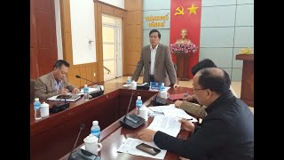 Nghe báo cáo kết quả kiểm đếm lò vôi thủ công trên địa bàn thành phố