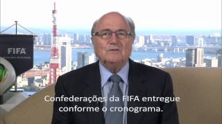 VÍDEO: Presidente da Fifa elogia o novo Mineirão