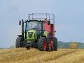 Baling wheat Straw and Collecting Bales Baling wheat Straw and Collecting Bales